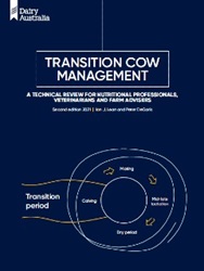 Transition cow management for dairy farmers